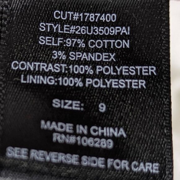 Trixxi Dress Womens 9 1950's Fit & Flare Blue Floral Pin-up Rockabilly Retro - Picture 15 of 15